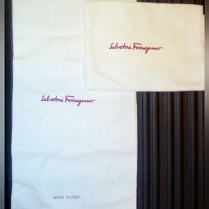 ❣️ SALVATORE FERRAGAMO (2) Authentic Storage / Dust Bags for Shoes & Handbags